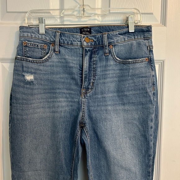 J. Crew Mid Rise Flare Cropped Jeans - Picture 2 of 11